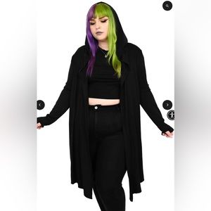 NWOT Reserve Long Sleeve Cardigan Hoodie.